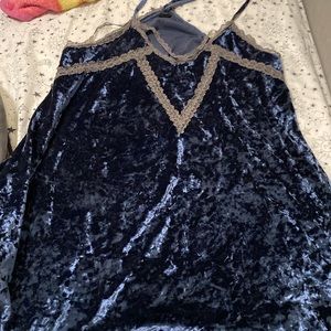 Velvet nightgown